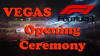 Opening ceremony of the Las Vegas Formula One grand prix November 15th 2023