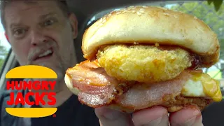 New Hungry Jack's BBQ Brekky Stack Burger Review