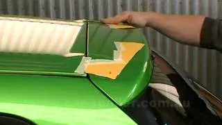How to install a spoiler on a Mazda 2