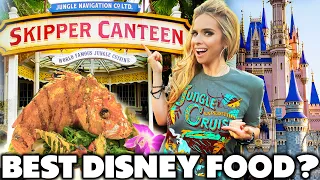 Magic Kingdom's Best Restaurant | SECRET MENU | Skipper Canteen Food Review | Disney World 2023