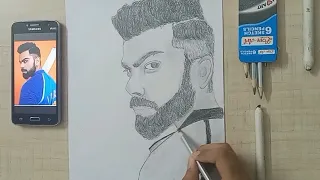 Virat kohli drawing / part 2 / shading/ @Vibetwins871