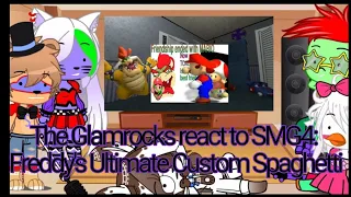 The Glamrocks react to SMG4: Freddy's Ultimate Custom Spaghetteria | Part 1 | Original