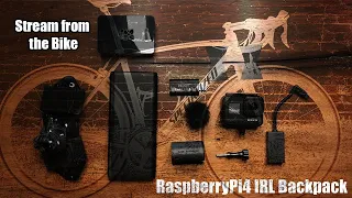 DIY IRL Streaming Bike Backpack Setup: RaspberryPi4 / GoProHero7 / FFmpeg