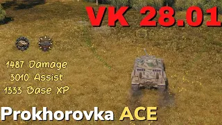 VK 28.01 Ace Tanker on Prokhorovka