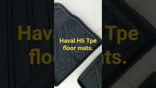 haval H6 tpe floor mats #accessories #havalh6 #havalh6accessories