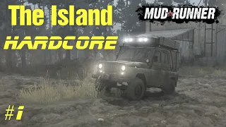 Spintires : Mudrunner - The Island HARDCORE #1 - Mapping The Region