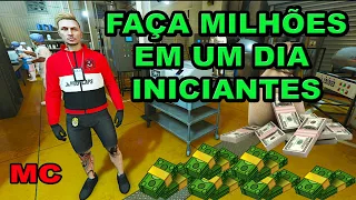 GTA V ONLINE COMO FAZER MILHÕES DE DINHEIRO E FICAR RICO DICAS PRA INICIANTES