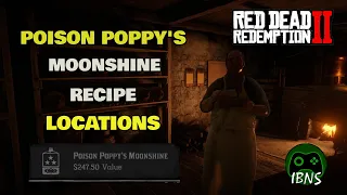 POISON POPPY'S MOONSHINE RECIPE LOCATIONS | Red Dead Redemption Online