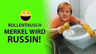 😂 Rollentausch - Angela Merkel wird eine Russin!