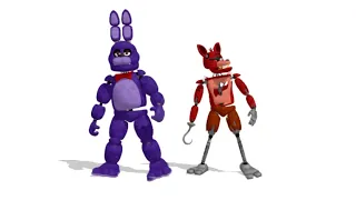 MMD Bonnie and foxy dance to numa numa