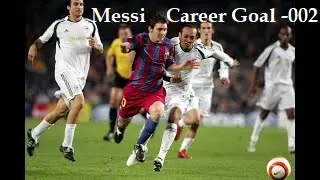 Messi 002 - Messi's Second Career Goal - 02 Nov 2005 - Barcelona Vs Panathinaikos - Champions League