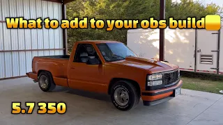 SIMPLE MODS FOR A OBS TRUCK BUILD 🍊