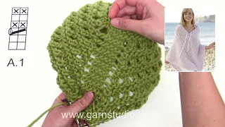 How to knit A.1 in DROPS 167-24