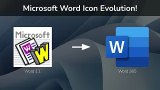 Microsoft Word Icon Evolution!