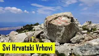 Balinovac, Velebit, 1602m - planinarenje [77. VRH iz serijala SVI HRVATSKI VRHOVI] 4K