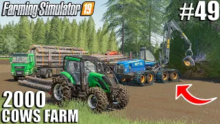 Hard work in MUD, Rottne in action | 2000 Cows Farm | Timelapse #49 | Farming Simulator 19