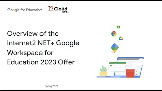 2023 Google Workspace for Education Offer Highlights