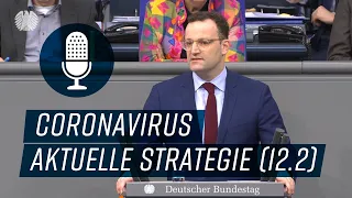 Gesundheitsminister Jens Spahn zur "Strategie zur Vorbeugung gegen das Coronavirus in Deutschland"