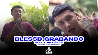 BLESSD 💙 X SOG Y ARTISTAS LO QUE SE VIVE EN LA CABINA 🔥BY RTVISUAL @Blessd  X @sogproducer