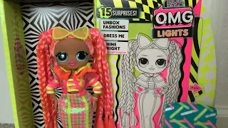 LOL SURPRISE OMG LIGHTS DAZZLE DOLL REVIEW | yes I bought her