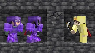 Minecraft Manhunt ama 2 NETHERITE TANK'a Karşı (RÖVANŞ)