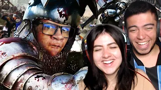 (Games EduUu) ESPADADA PRA TODO LADO! - Chivalry 2 | REACT