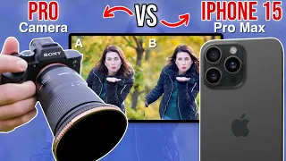 Can you see any difference?? iPhone 15 Pro Max VS $7100 Pro Sony A7SIII Camera.