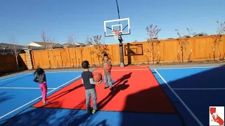 Pickleball/Basketball Court Install: Part 5 - Flex Court