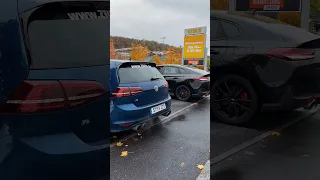 HYUNDAI I30N FACELIFT VS GOLF 7R |LOUD EXHAUST SOUND BATTLE🔥🔊 @MAMINO.