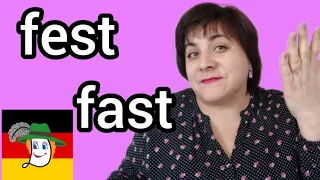 80. Fest і fast + дієслова з префіксом fest.