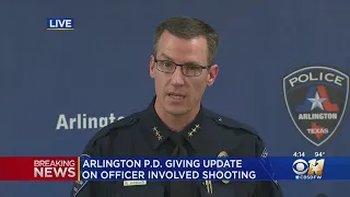 Arlington Police Chief Will Johnson Addresses Deadly, Accidentally Officer-Involved Shooting