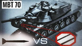 T-62 vs MBT 70 | 115mm 3BM4 | Armor Penetration Simulation