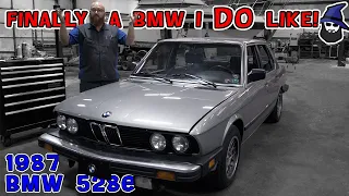 Finally a BMW the CAR WIZARD likes! Why does the Wizard like this '87 528e & why is it in his shop?