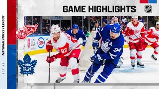 Red Wings @ Maple Leafs 4/26 | NHL Highlights 2022
