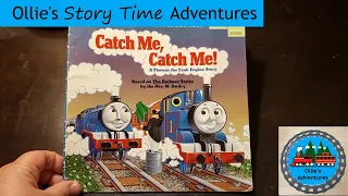 "Catch Me, Catch Me" book reading | A Thomas Tank Engine Story | Wooden Train Reenactment by Toddler