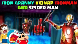 iron granny kidnap iron man I granny became iron man I granny chapter two I Granny vs doraemon