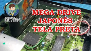 MEGA DRIVE JAPONÊS TELA PRETA DO OCTÁVIO