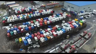 Разборка грузовиков - по настоящему большая - Склад №1 Обзор - Razborgruz.ru