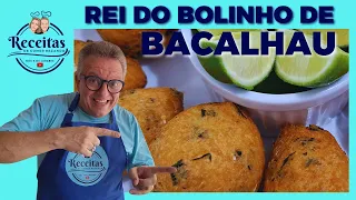 REI DO BOLINHO DE BACALHAU | RECEITA FÁCIL
