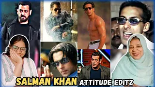 #SalmanKhan Full Attitude Videos REACTION 🔥😈 | Salman Khan Angry Moments | Thug Life | pt 4