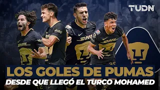 👌⚽ ¡DE LA MANO DEL 'TURCO'! Todos los GOLES de PUMAS desde la llegada de Mohamed | TUDN