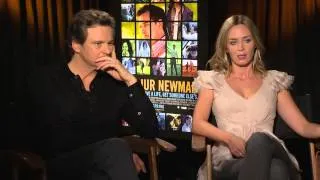 Arthur Newman Interviews - Colin Firth and Emily Blunt!