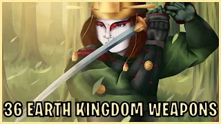 36 Earth Kingdom Weapons (Avatar)