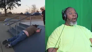 Dad Reacts to Try Not to Laugh Challenge! (Best Funny Fails Compilation)