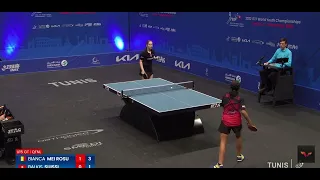 Campionatul Mondial Juniori 2022, echipe U15 QF - Bianca Mei-Roșu vs Balkis Suissi