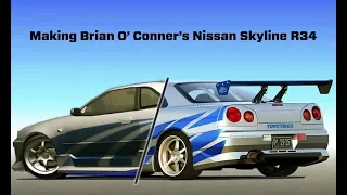 NFS Underground 2: Making Brian O' Conner's Skyline R34 (2 Fast 2 Furious)