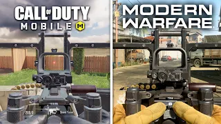 Call Of Duty Mobile vs Modern Warfare - Scorestreaks Comparison