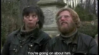 Mike Leigh / High Hopes (1988) Highgate Cemetery Karl Marx scene