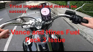 Vance and Hines Fuel Pack 3 Issue - No MPG Data?