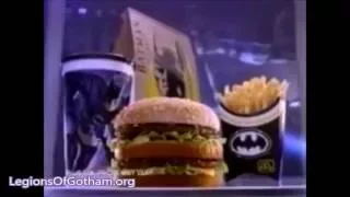 Vintage Batman Returns McDonalds Happy Meal Commercials